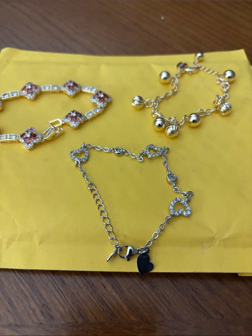 3 bracelets